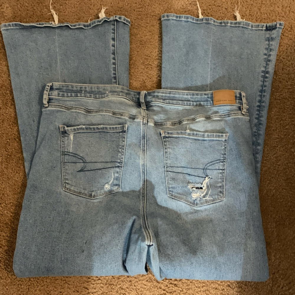 American Eagle size 20 super high rise flare